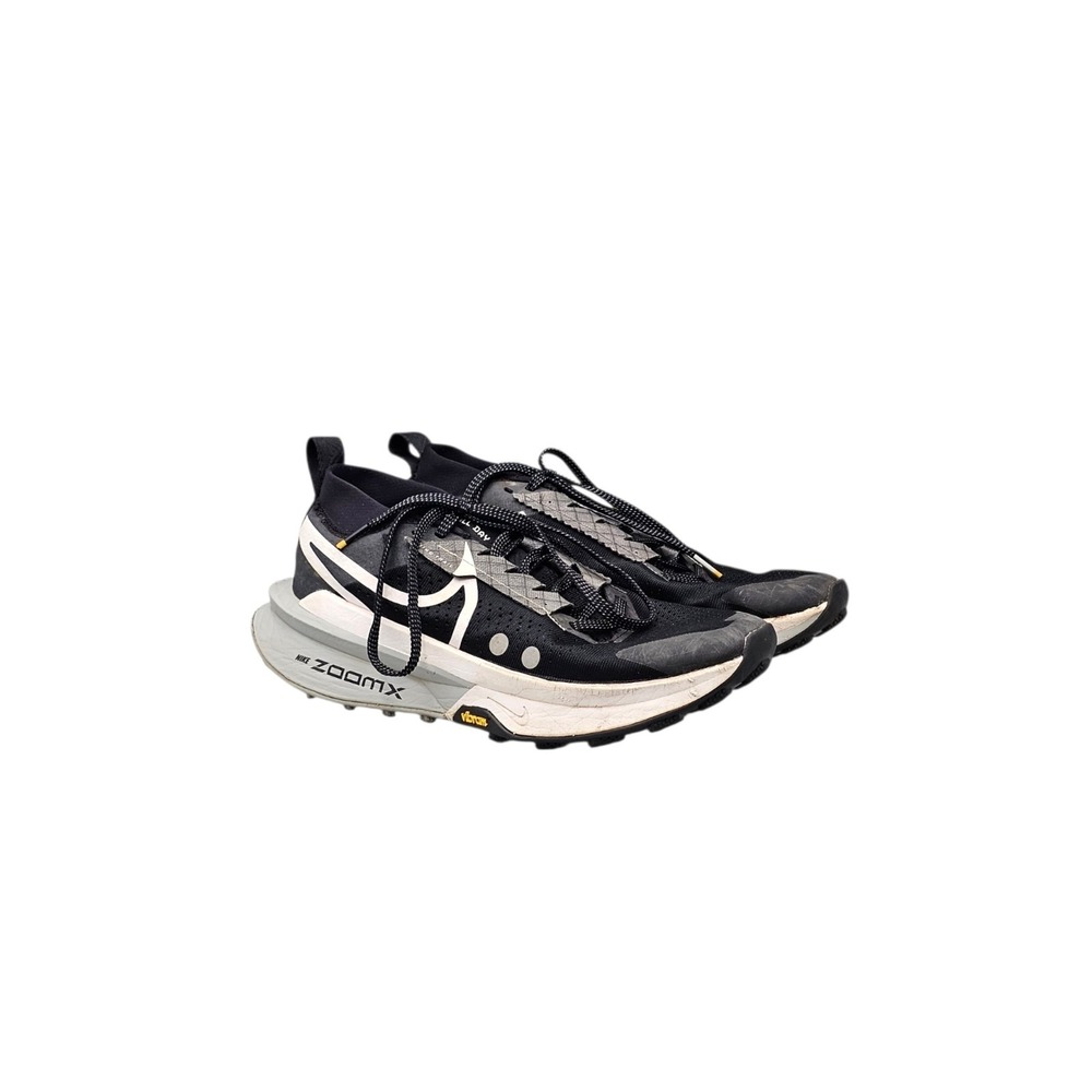 Nike Men's Size 9 US ZoomX Zegama Trail 2 Black Hiking Running Shoes FD5190-001